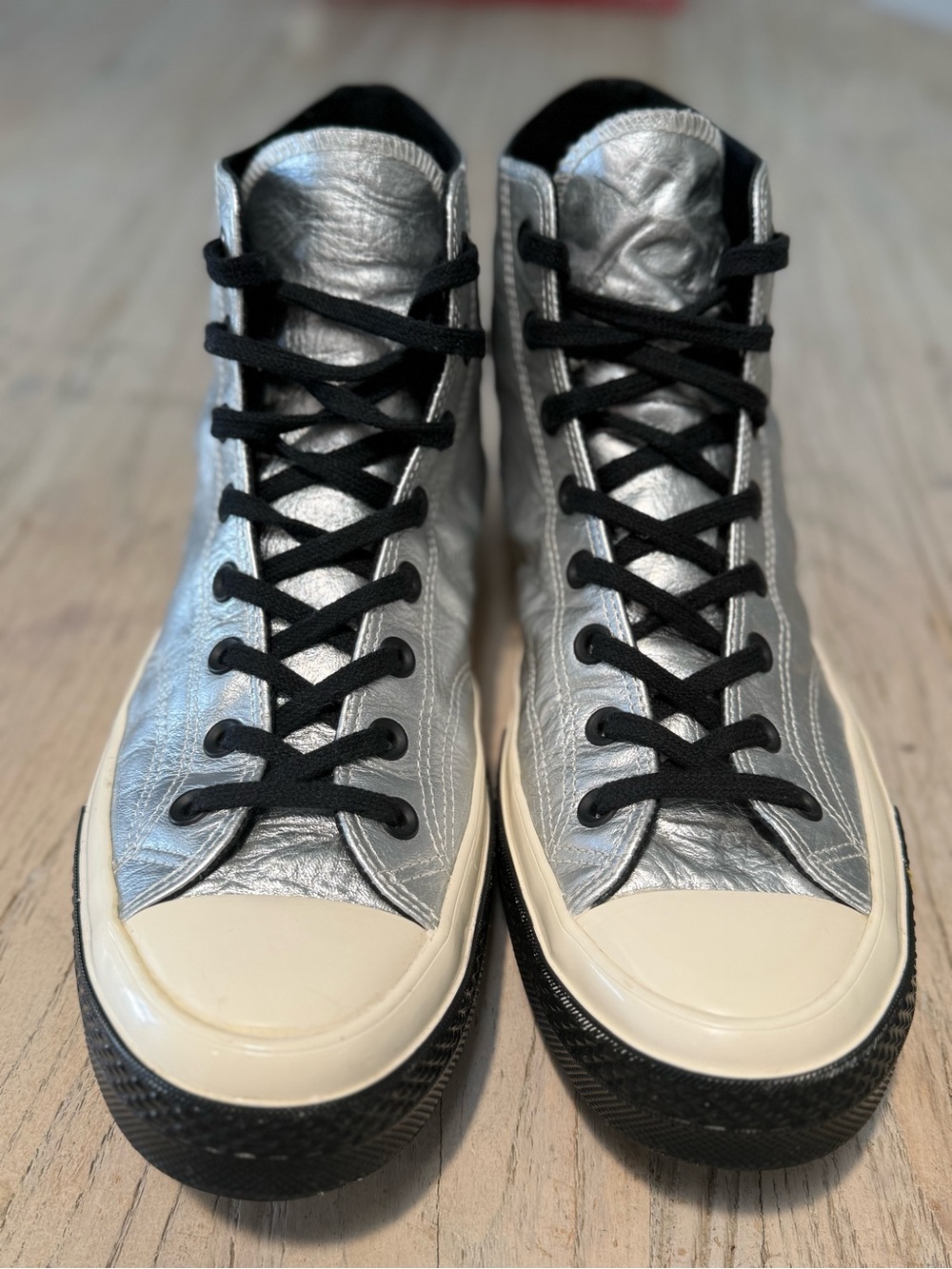 Men’s Converse Chuck 70 High Silver size 12 - Picture 5 of 16